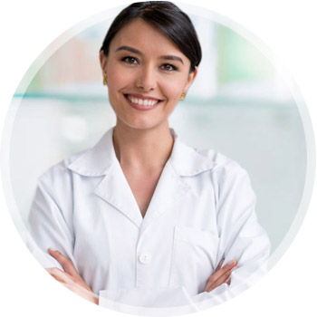 Doctor looking at you smiling