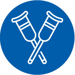 Crutches icon