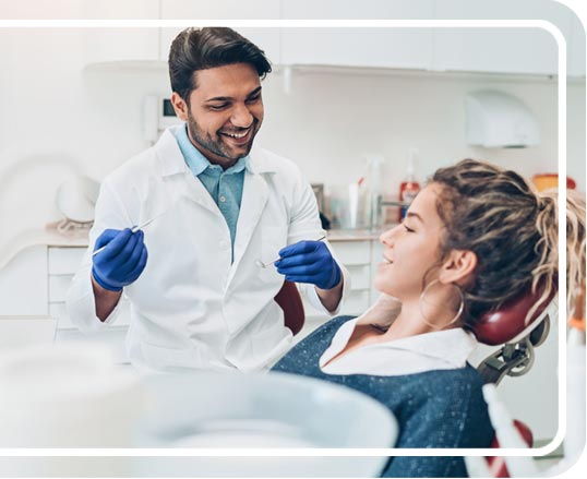 Dentist with Patient