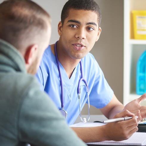 Doctor Consulting with a patient
